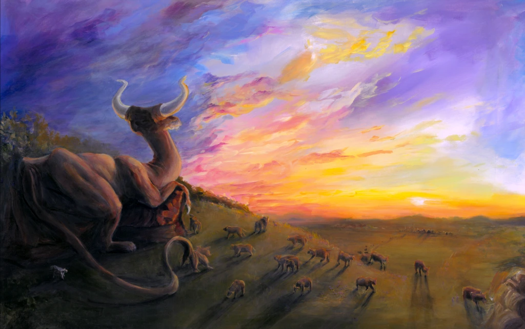 cow stealing dragon